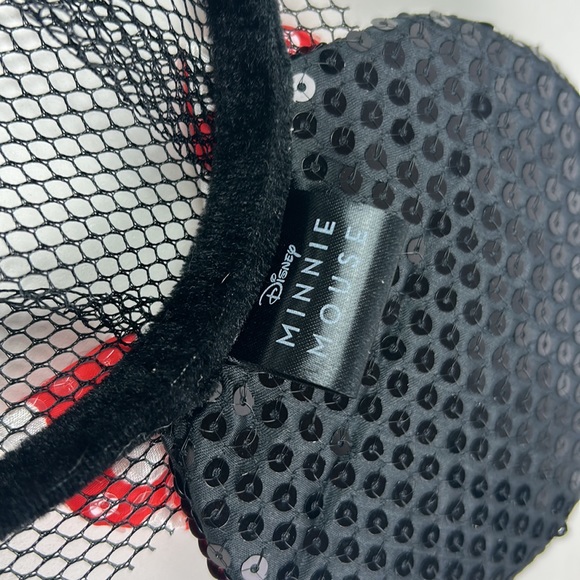 Disney Minnie Mouse feather veil mouse hears headband - Picture 6 of 6